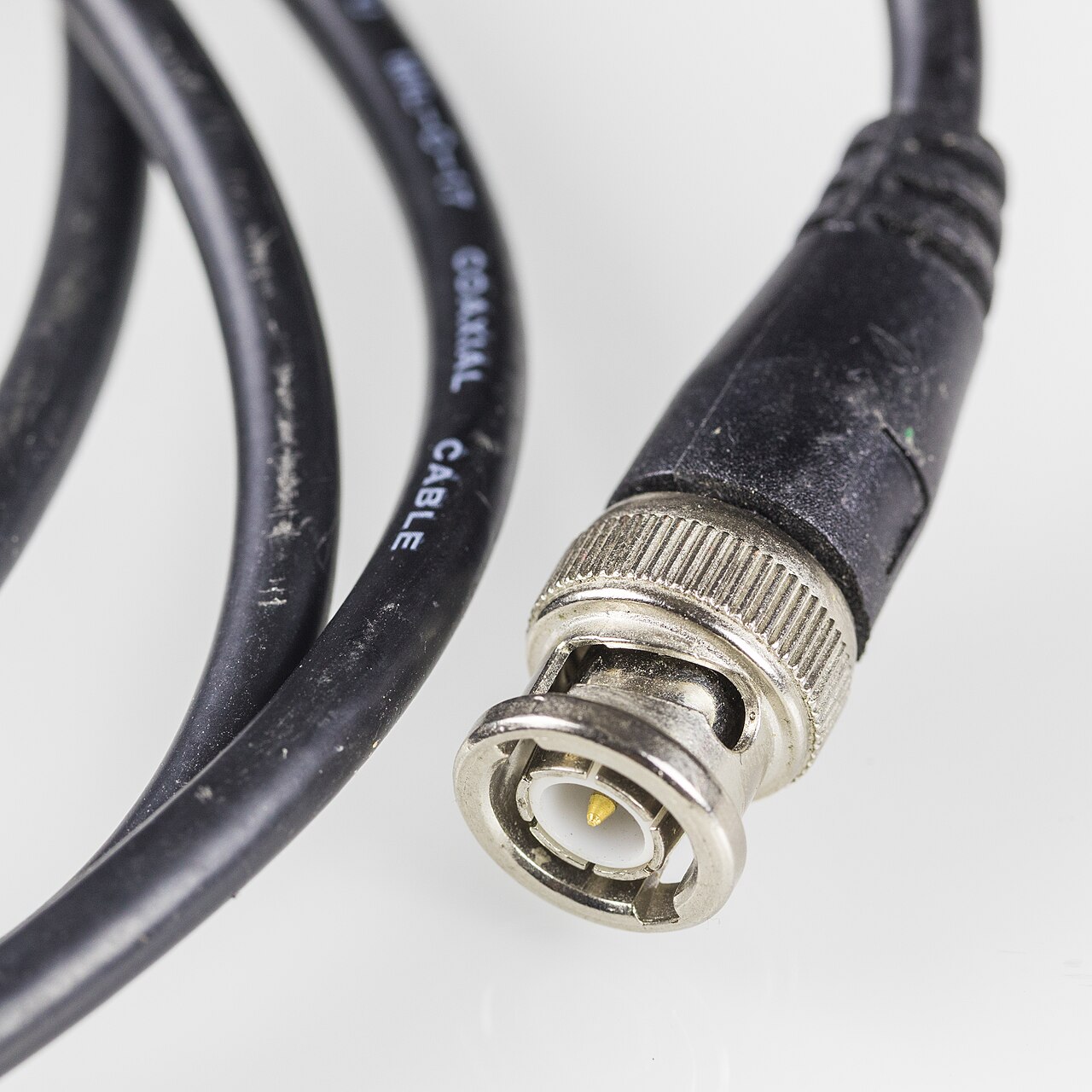 BNC coax connector for legacy Ethernet or video