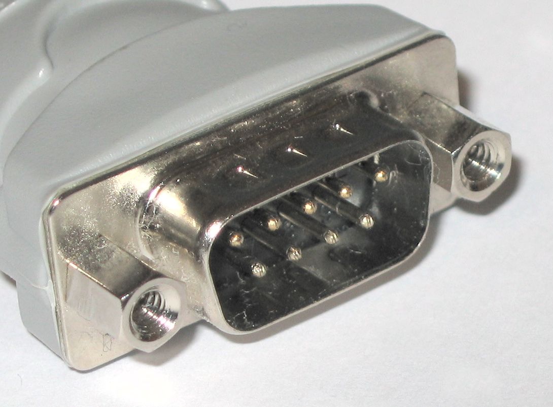 DE-9 serial connector